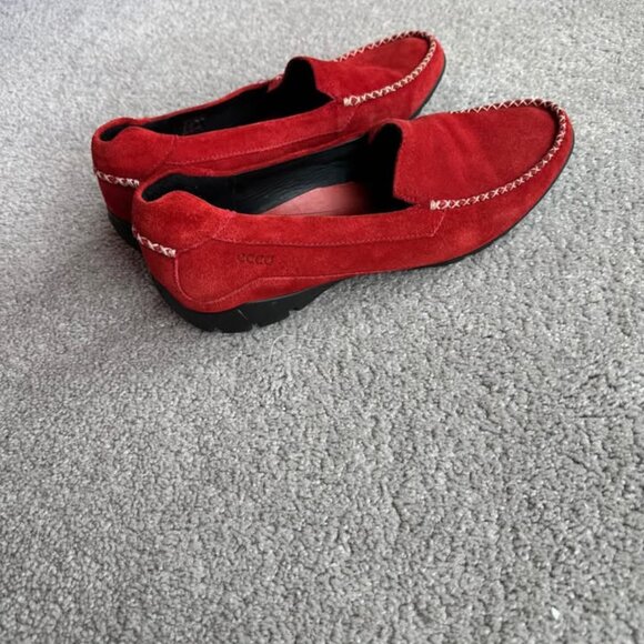 Ecco genuine suede leather loafers - Picture 3 of 6